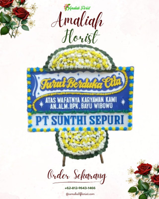 Papan Bunga Duka di Pangkajene Kepulauan